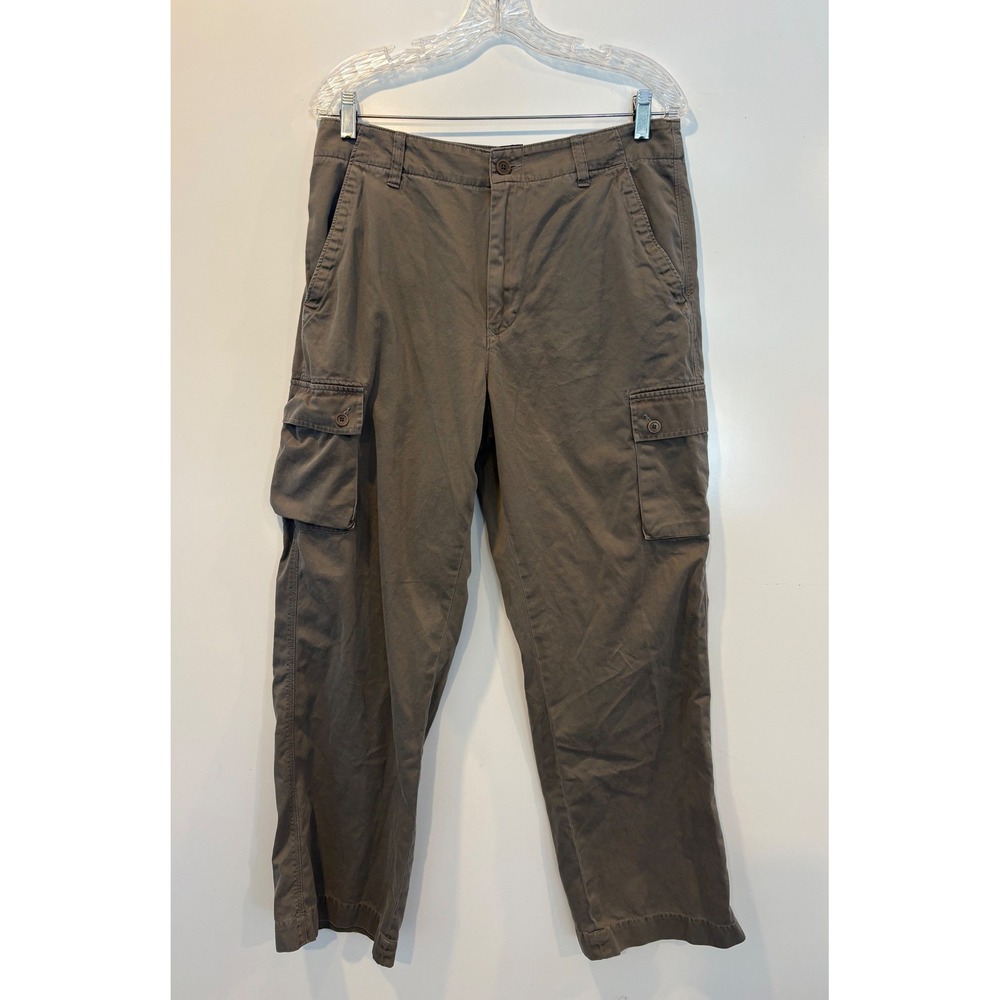 Vintage Banana Republic Cargo Pants Olive Green Mens Size 33x30 Utility Casual